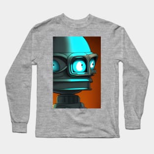 Multi-eyed robot Long Sleeve T-Shirt